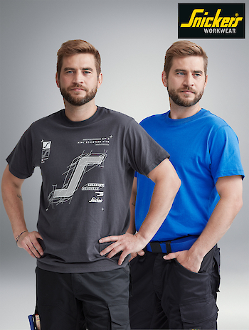 2020 tshirts.350x0 is Snickers Workwear - Cool and Smart this Summer