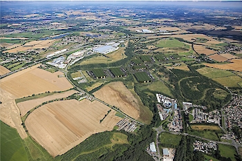 horizon 29 cgi aerial jul 20.350x0 is East Midlands logistics scheme approved for extra 574,000 sq ft 