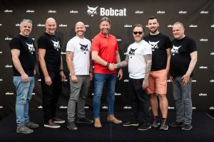 Bobcat forklift team
