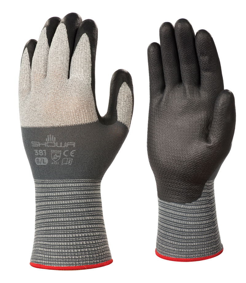 showa 381 lr web res rgb New Showa 381 microfibre glove helps to keep workers’ hands dry and comfortable