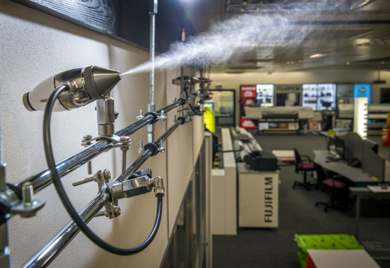 condair fujifilm pr image Condair JetSpray humidifies at Fujifilm