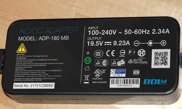 full colour label on adapter Talk to customers in full colour