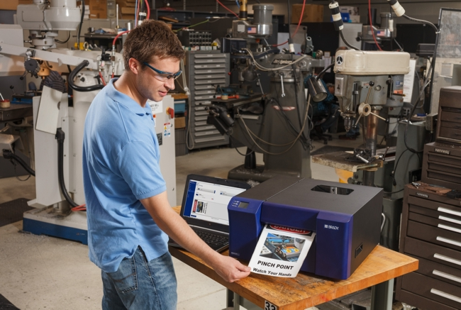 bradyjet j5000 danger man app Full colour safety signs & labels in a few seconds