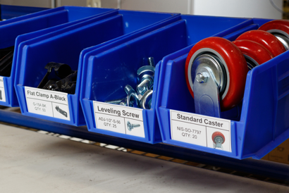 j5000 inventory bins v01 Full colour safety signs & labels in a few seconds