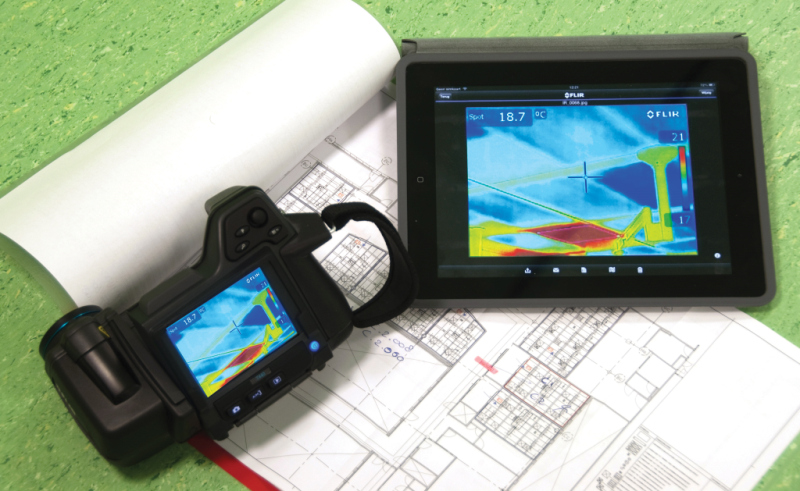 flir950 inteco climate control ceiling application Thermal imaging ensures high quality climate control