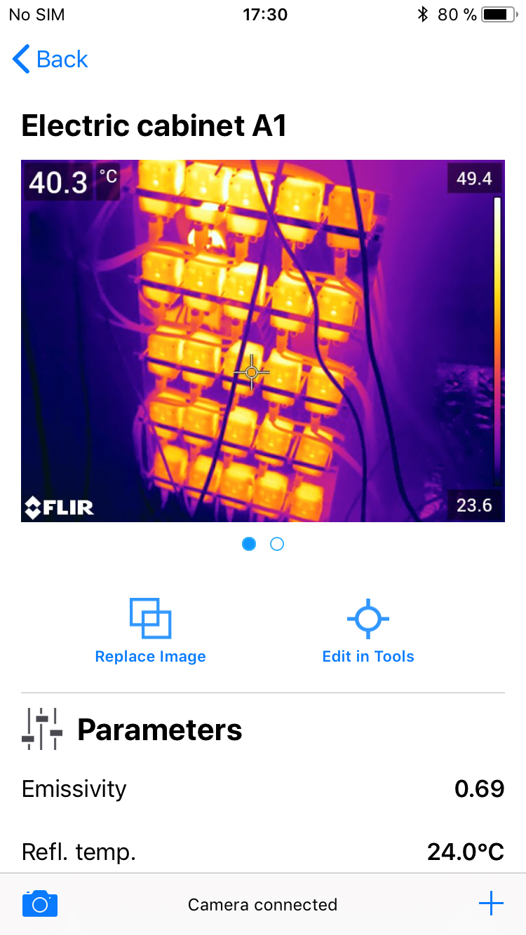 flir933 flir insite 14a app inspection parameters New FLIR InSite mobile application simplifies inspection management