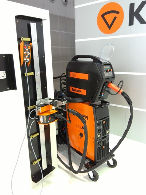 schweisstec fair 2015 5 Speed marries quality with Kemppi mechanised MIG systems