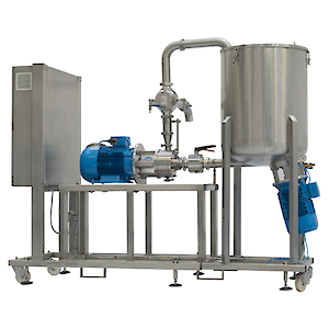 4.300x0 is The Silverson Disintegrator 2500 for disintegrating and dissolving large solids in a single step