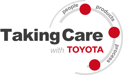 taking care with toyota logo 2012 Year of Safety