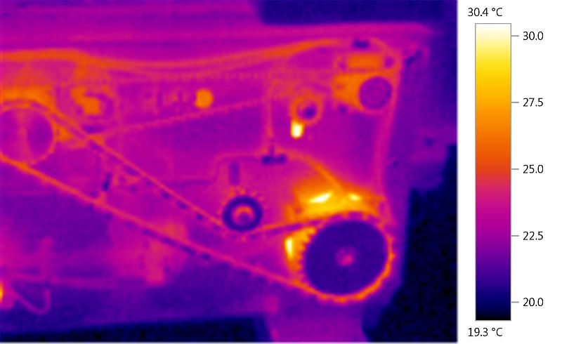 kliklok thermal image 4 Keeping the food on our table by keeping the production line moving