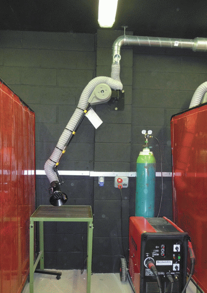 p26welder Welder training centre stays fume free