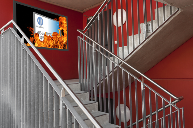 displaytech2 Industrial Monitors achieve fireproof protection certification