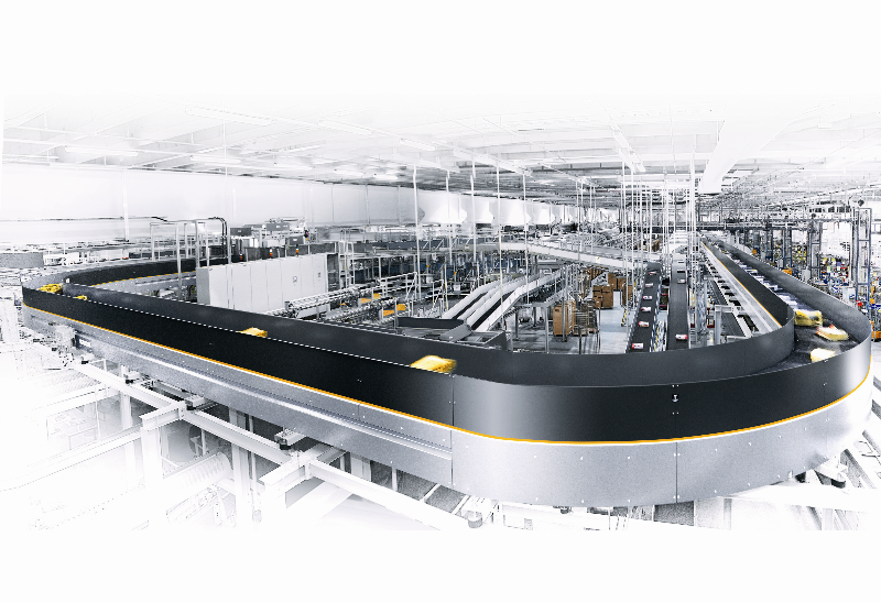 finpost sorter Interroll Cross Belt Sorters - The Economical Solution