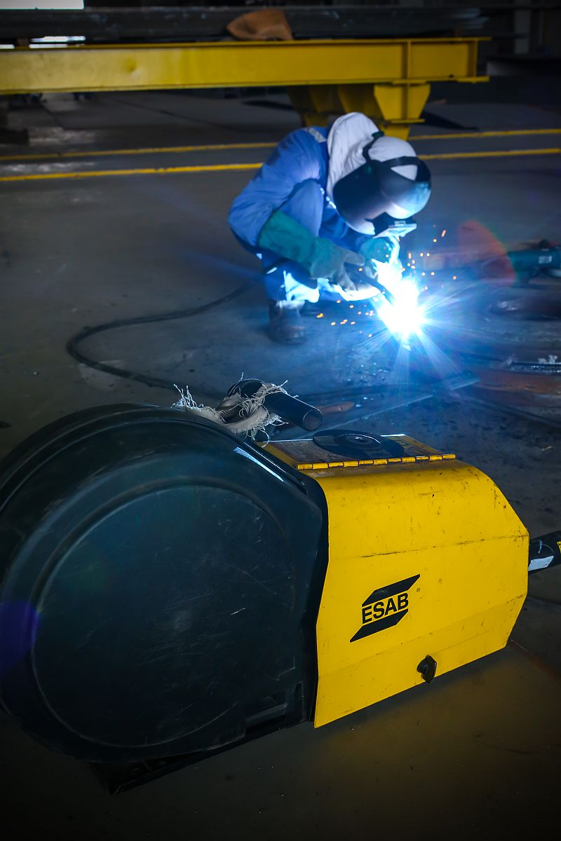 1108b warrior success pic ESAB Warrior meets welding needs of offshore industry fabricator