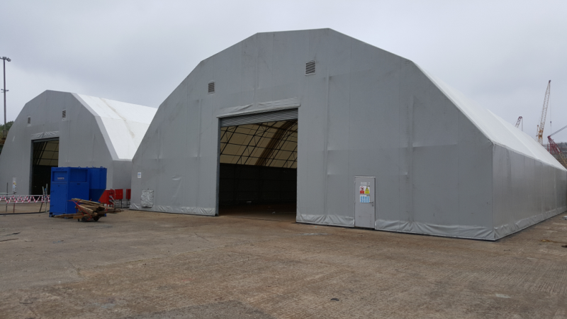 rubb buildings Relocation and extension for Barrier Ltd