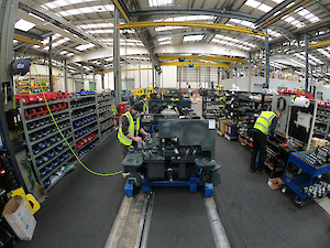cb on the line 2.300x0 is Combilift’s 60,000th truck delivered