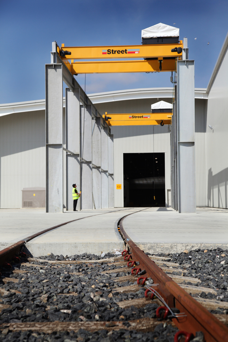 hitachi 1 Street Crane to help build the next generation of rail vehicles