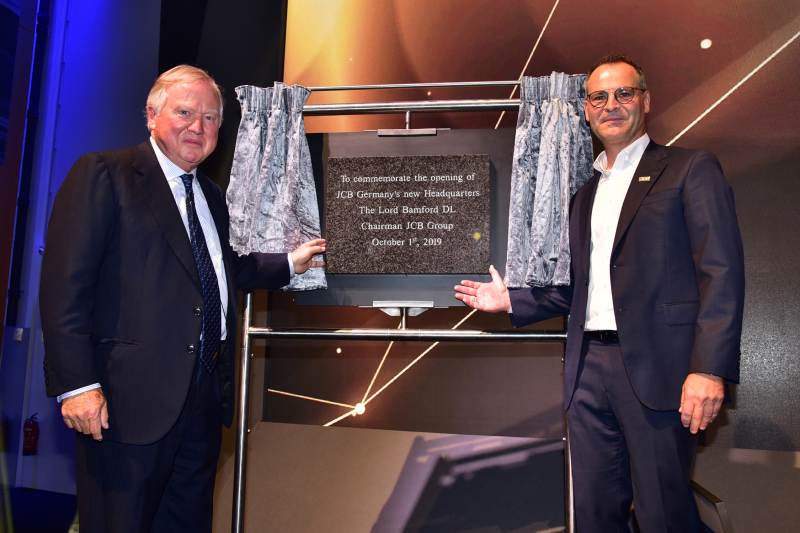unknown 2 Lord Bamford officially opens new £50 million JCB Germany HQ