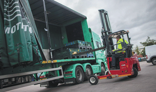 p6cargo Forklift keeps noise below 60dba