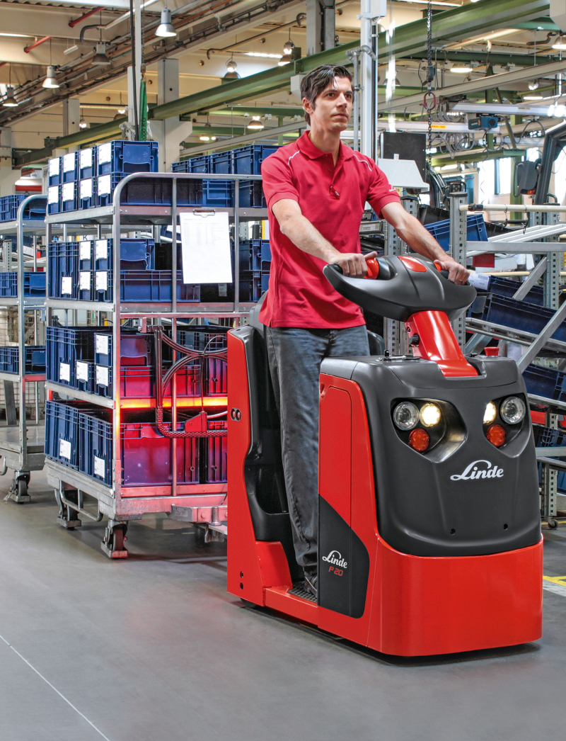 002 linde compact tow tractor Linde Materials Handling launches a P20 tow tractor