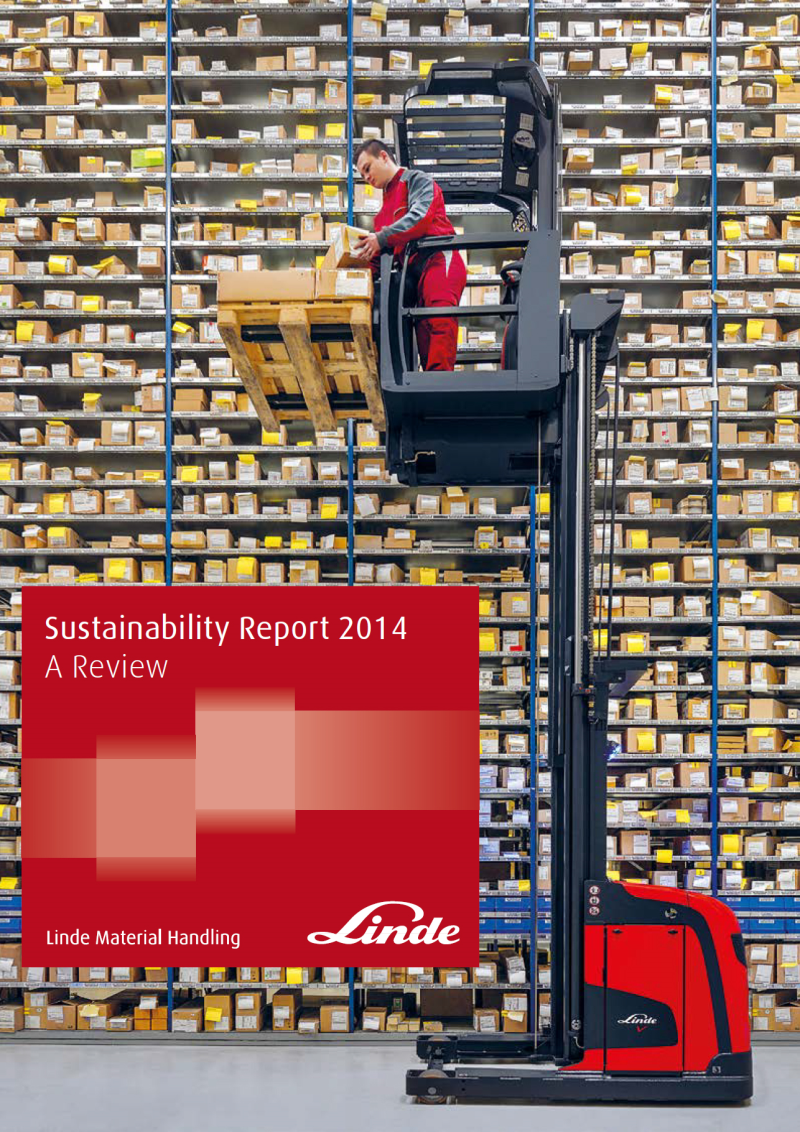 002 lmh sustainability report Linde Material Handling publishes its first sustainability report
