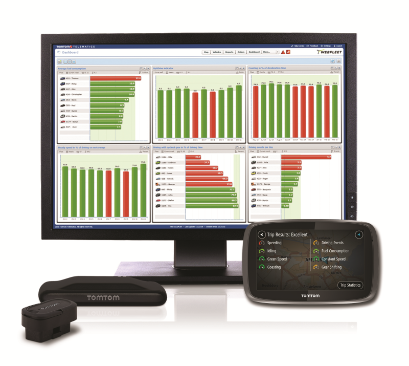 optidrive product bundle en TomTom Telematics recognised for helping companies to improve fleet safety