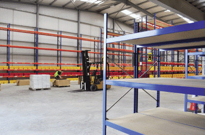 mhlsep11pss Racking maximises warehouse space