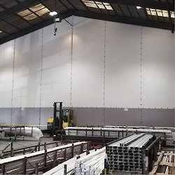 2.250x0 is Westgate’s Flexiwall provides segregation between production and storage areas, for dust prevention and temperature control