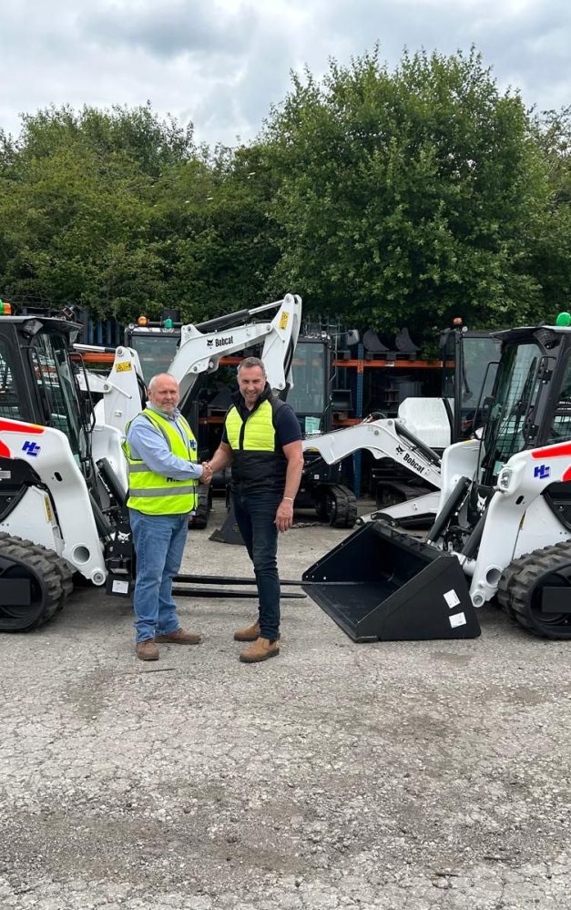 Bobcat delivers another 10 Track Loaders to H. E. Services