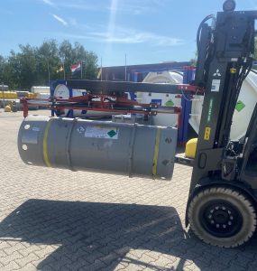 A Gas Image 1 Bespoke Gas Cylinder Attachment Provides Safe and Secure Handling at A-Gas