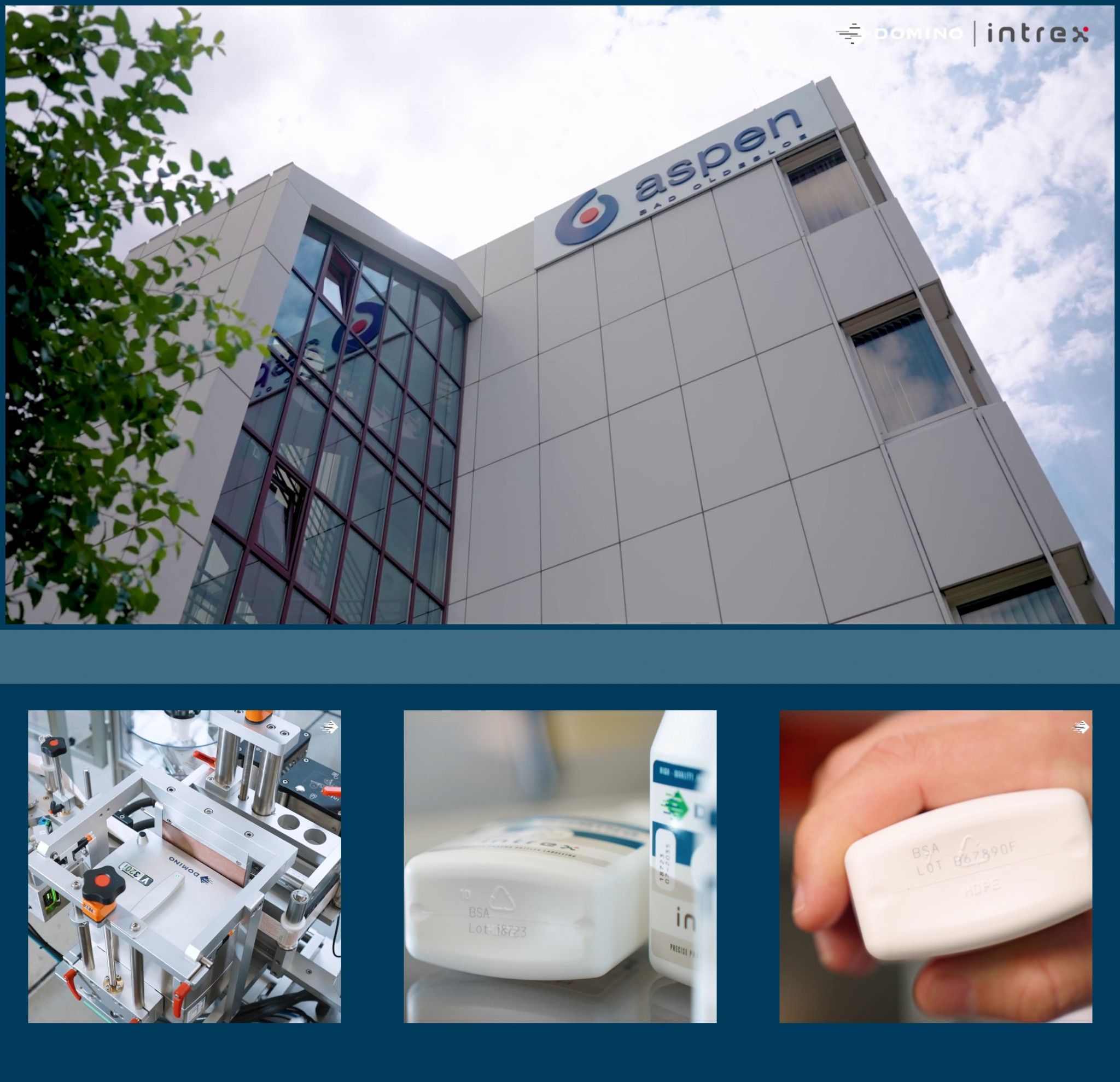 Domino and Intrex Deliver Integrated Traceability Solution for Aspen Pharmaceutical Manufacturer