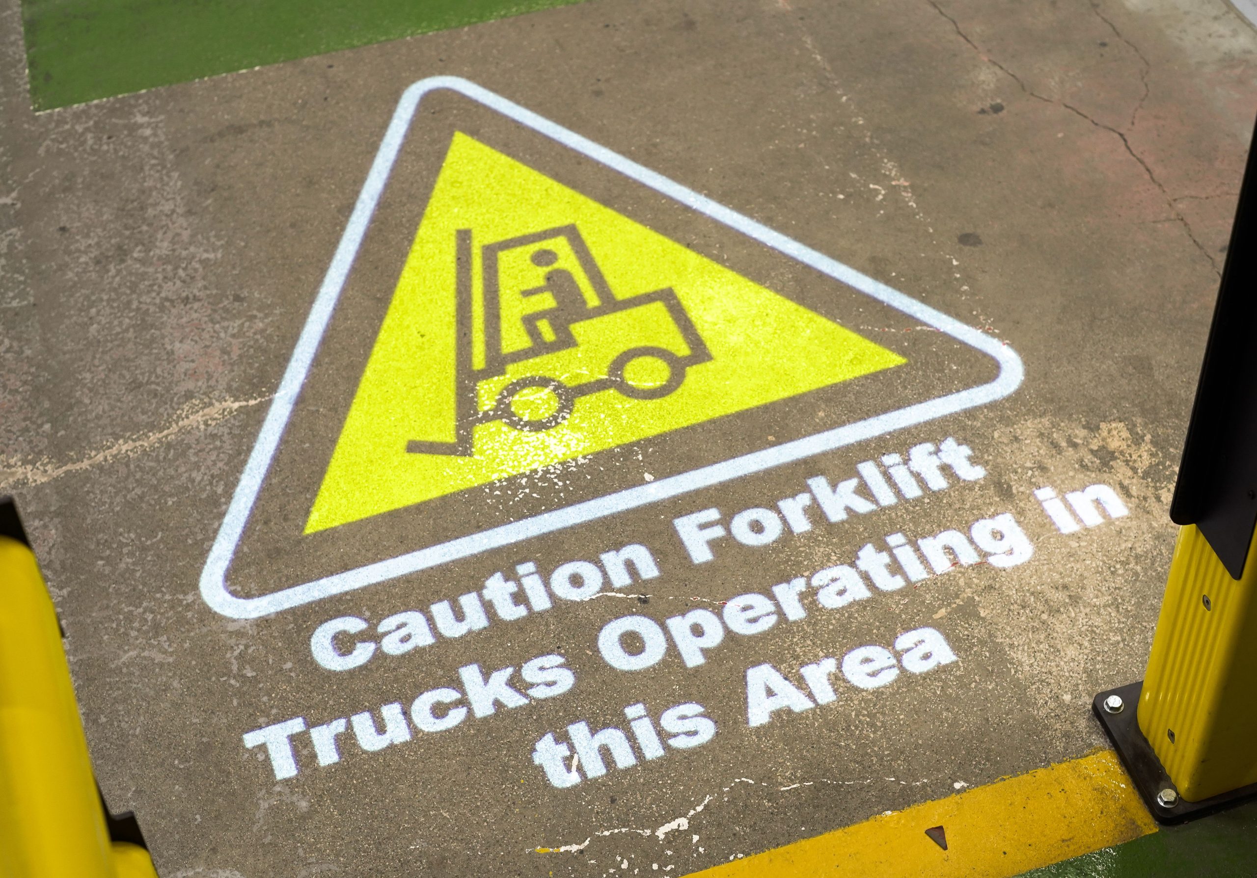 Automated projected signage makes workplace safer for leading renewables manufacturer