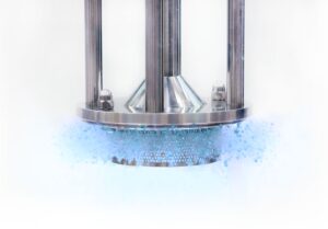 Batch Emulsion Blue Silverson in-tank mixers