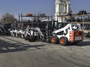 Bobcat DEK Handover 2 Record delivery of Bobcat excavators and loaders