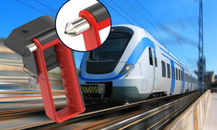 EMKA New theft-resistant and fire-resistant Emergency Hammer for railway vehicles