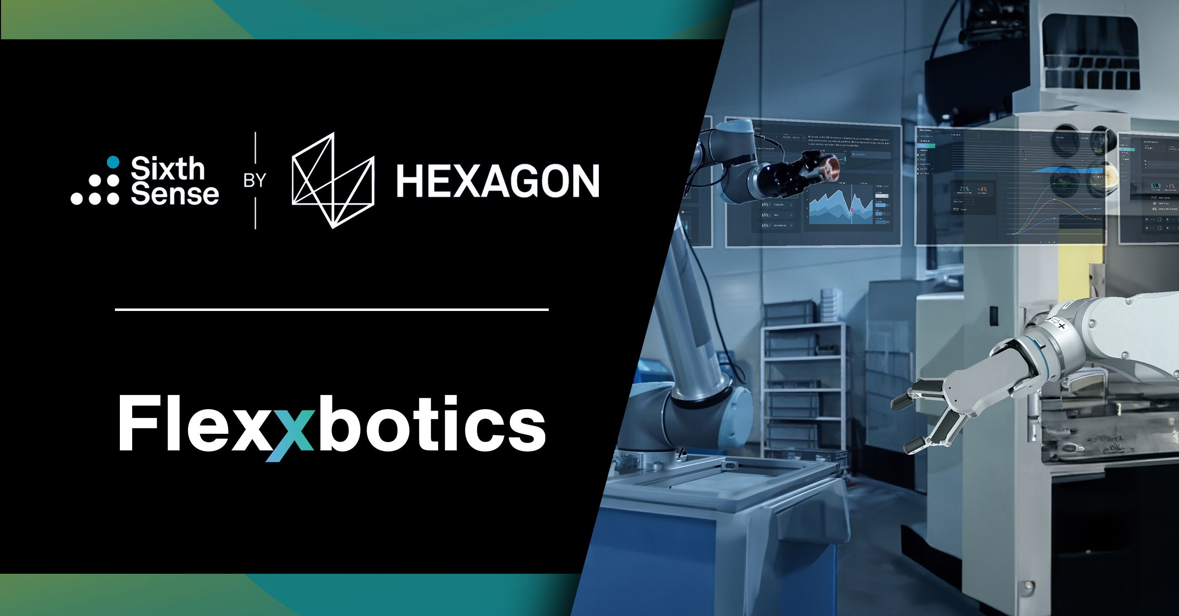 Flexxbotics chosen for Hexagon’s elite Sixth Sense Program to transform manufacturing