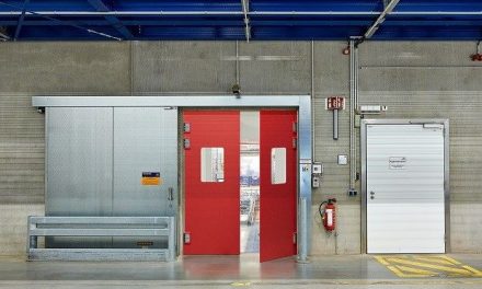 Durable and hygienic double action doors from Hörmann UK