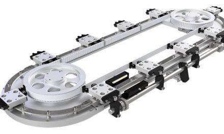 Rollon showcases field proven curved motion innovation, the AXNR space-saving handling system, at Advanced Factories Expo
