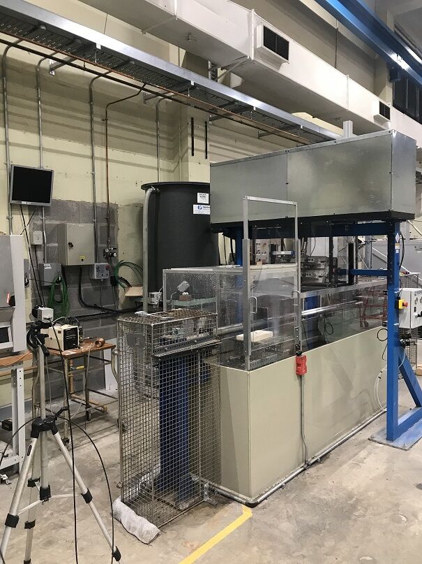 High Pressure Water Descaling pilot facility in steel manufacturing makes use of Micro-Epsilon thermal imaging cameras