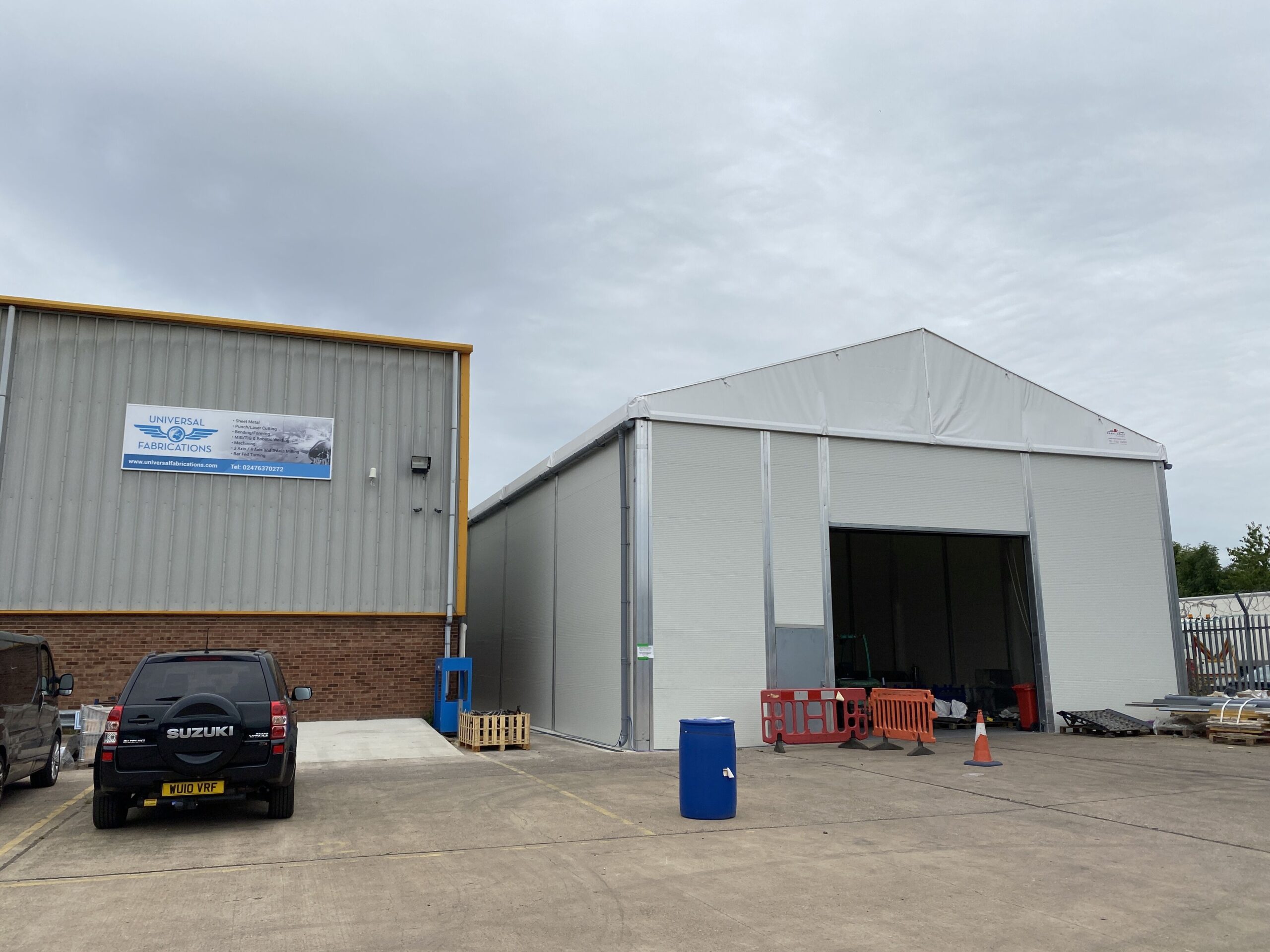 IMG 82132 scaled Universal Fabrications installs instant building to help manage growth