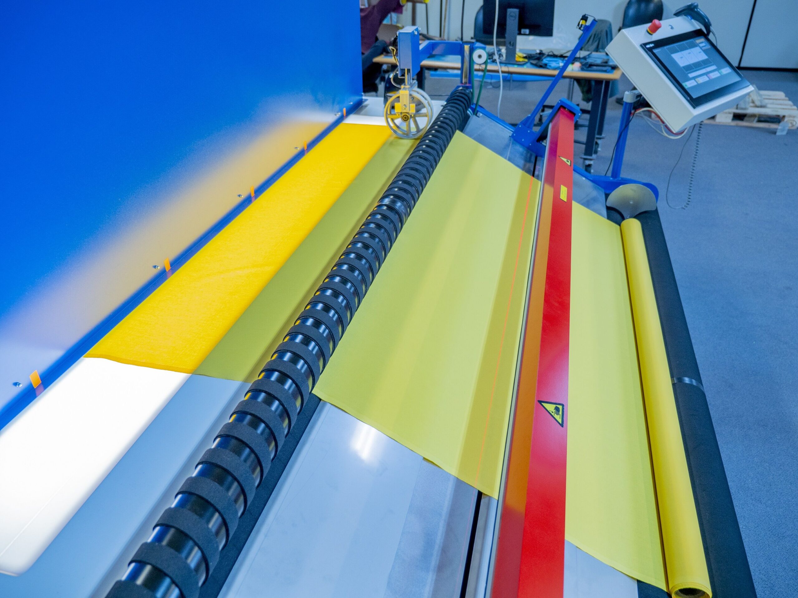 Vadain automates the inspection of curtain fabrics with machine vision