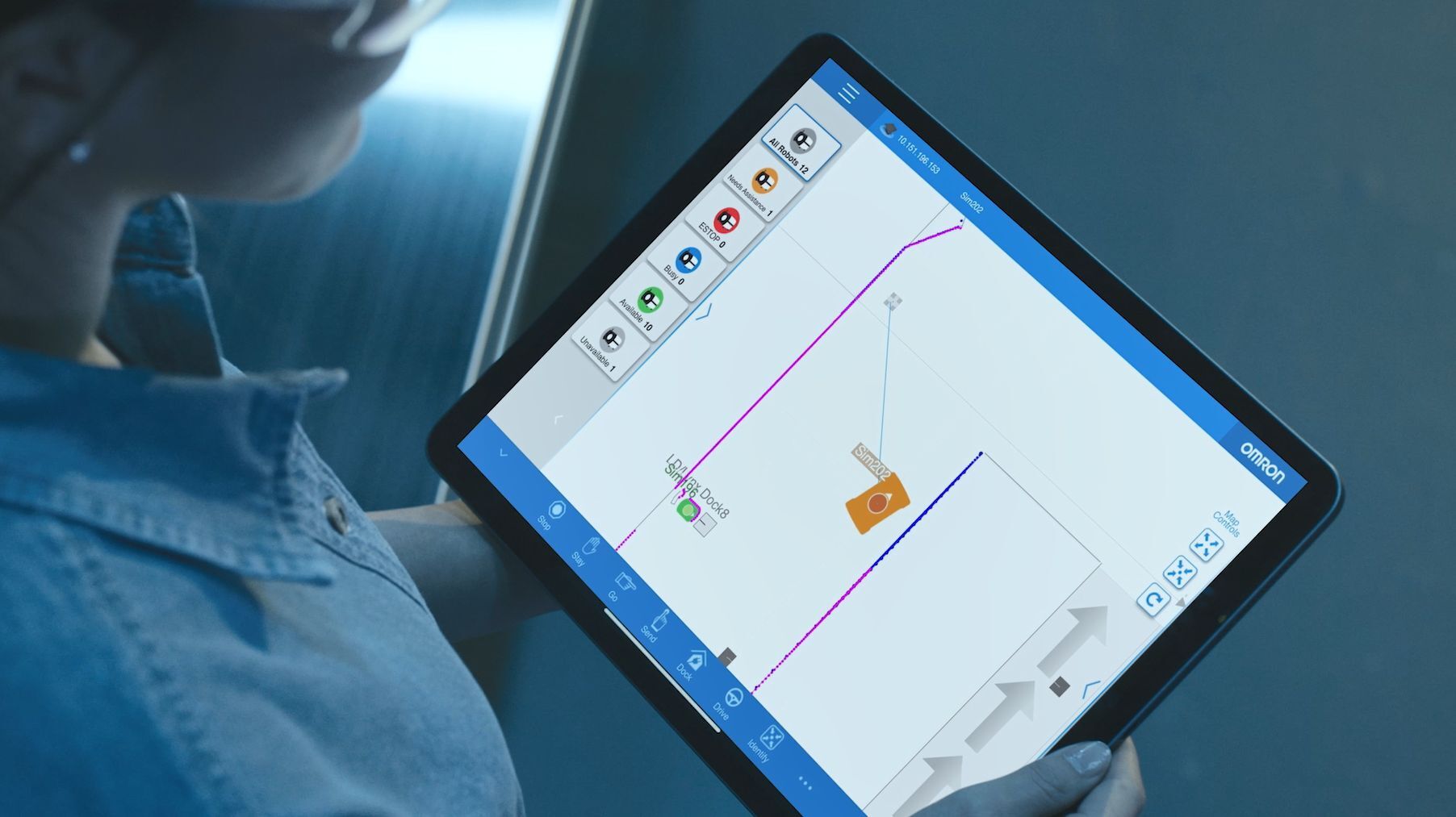 Image 2 OMRON Launches FLOW Core 2.1 Fleet Management Software