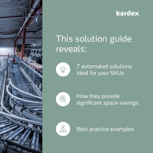 Kardex SoMe CarouselPost SolutionGuide 7Technologies EN 03 7 Space Saving Technologies