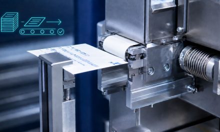 Reliable separation of lightweight package inserts with compact conveyor technology