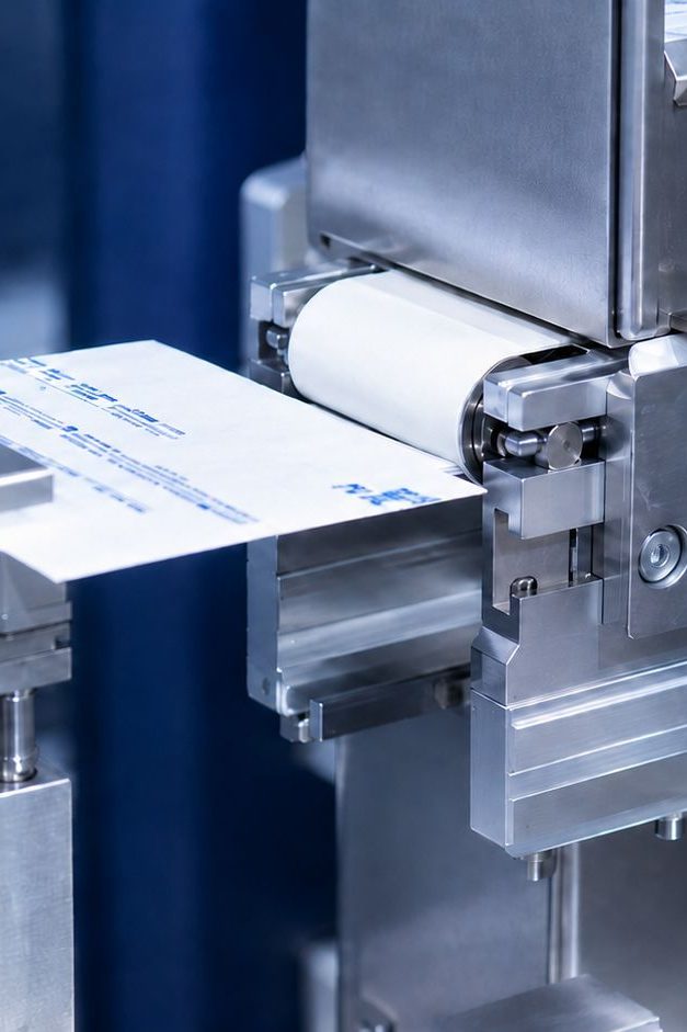 Reliable separation of lightweight package inserts with compact conveyor technology