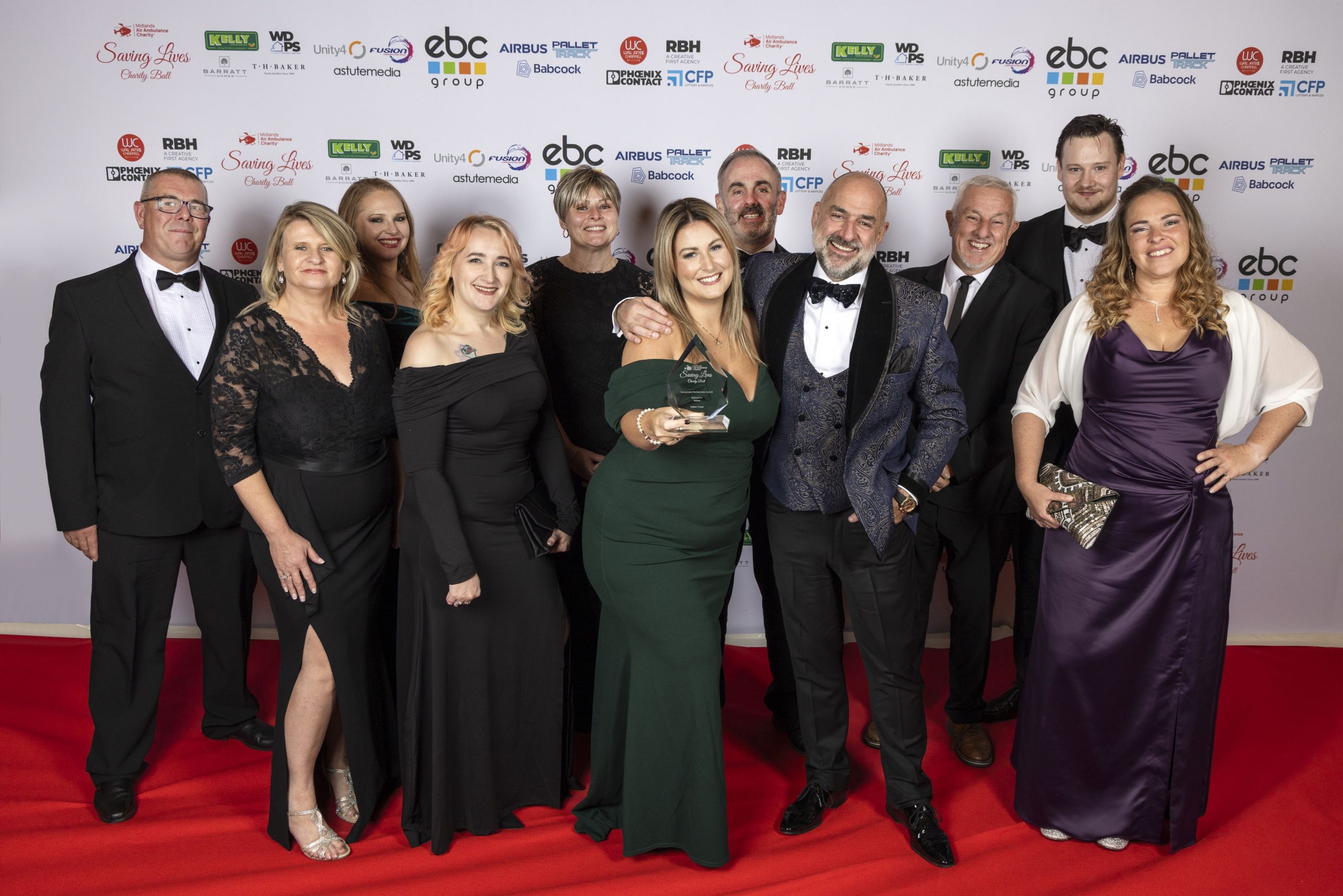 Pallet-Track goes the extra mile to raise more than £88,000 for midlands air ambulance