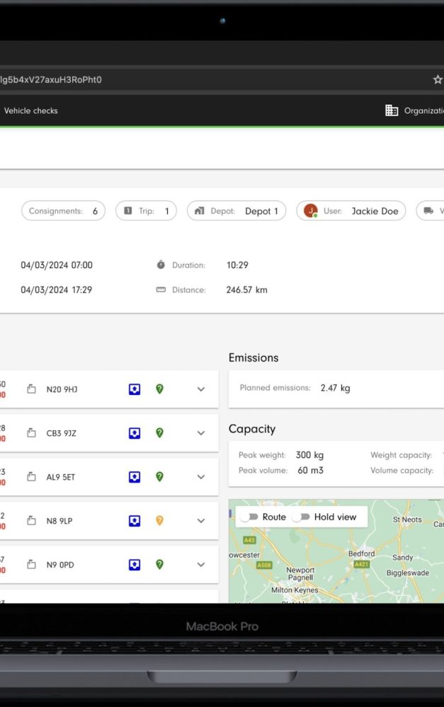 Geo2 routes for the planet by transforming delivery
