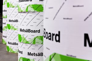 Metsa Board Kyro reel storage 2 Metsä Board introduces QR code with recycling information for all its delivery packaging materials