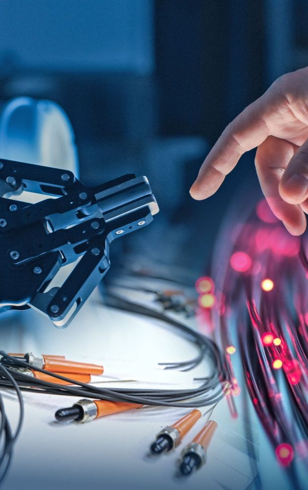 OMC deploys cobots to improve throughput 10x while maintaining quality & ensuring consistency of fibre optic production