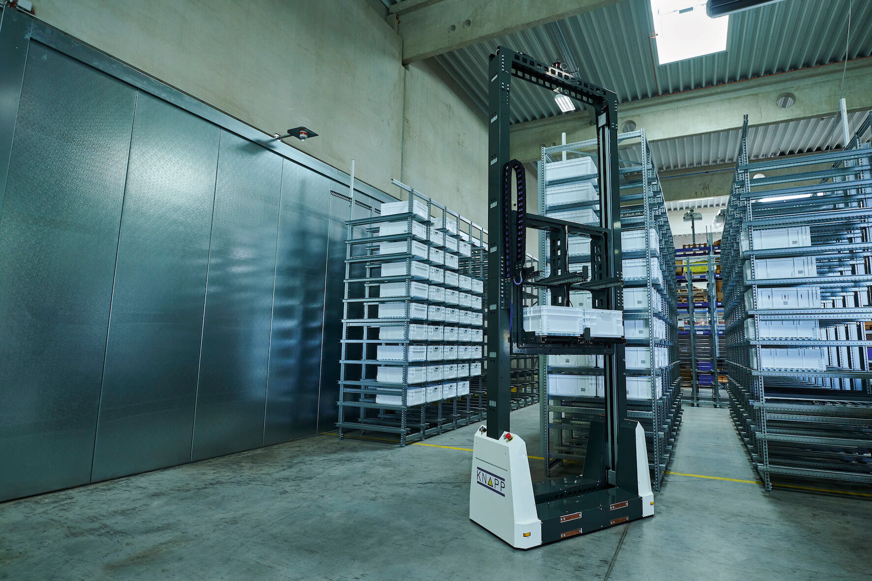 Open Shuttle Store 07136 LR New robotic storage system is ideal for SMEs